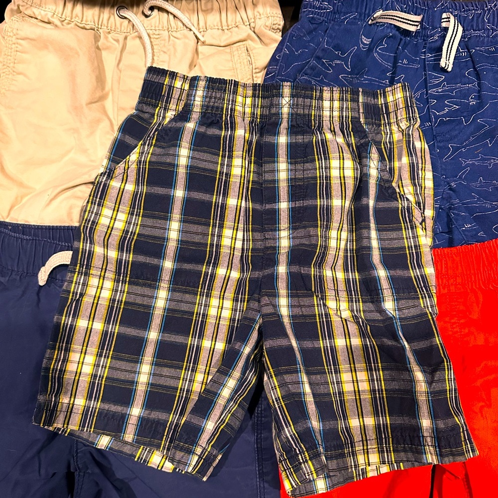 5 Pair Boys 3T Shorts Assorted Brands/Colors